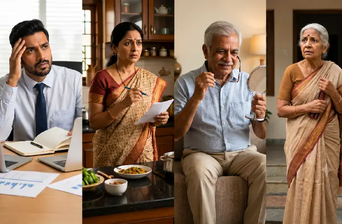 नारनौल हरियाणा में सर्वश्रेष्ठ न्यूरोलॉजिस्ट, डॉ. काविंद्र सिंह मरीज को मेमोरी लॉस (याददाश्त कम होना), भूलने की आदत और ब्रेन हेल्थ (दिमागी स्वास्थ्य) के शुरुआती लक्षणों के बारे में समझाते हुए
