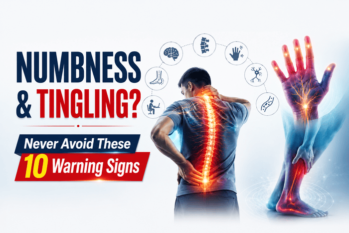 Patient experiencing numbness and tingling in hand with neurological warning signs explained by Dr Kavindra Singh neurosurgeon